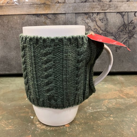 Warm Wishes Chestnut Brown 18oz Sweater Mug NWT - Picture 1 of 6